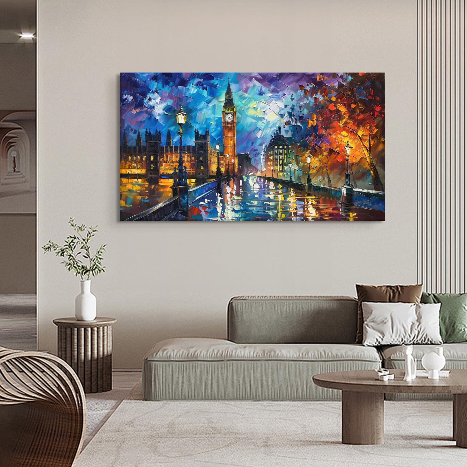 Amazon.com: Big Ben In London Modern Landscapes Home Decor World's